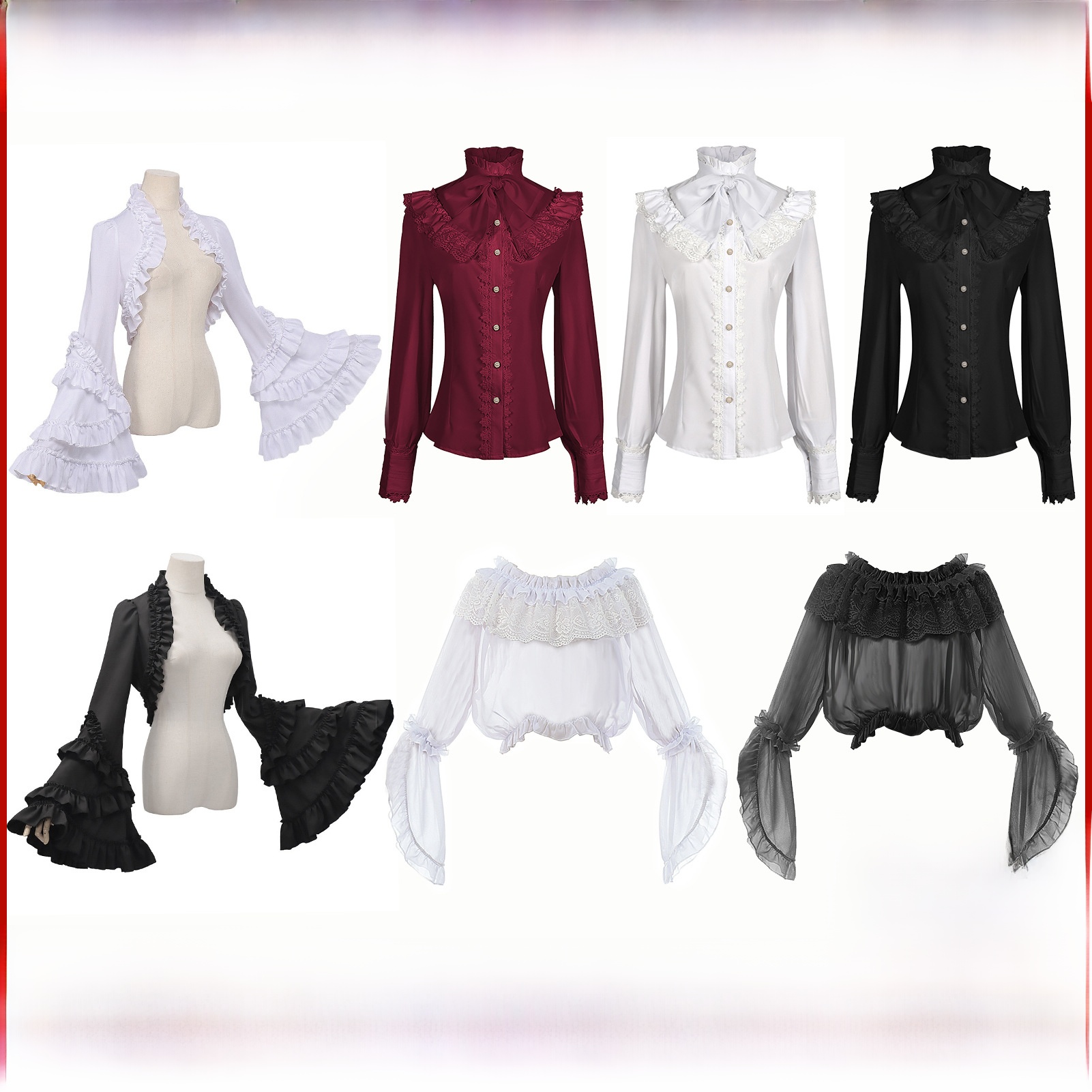 Vintage Fashion Eras - Victorian Era Women's Gothic Style Long
