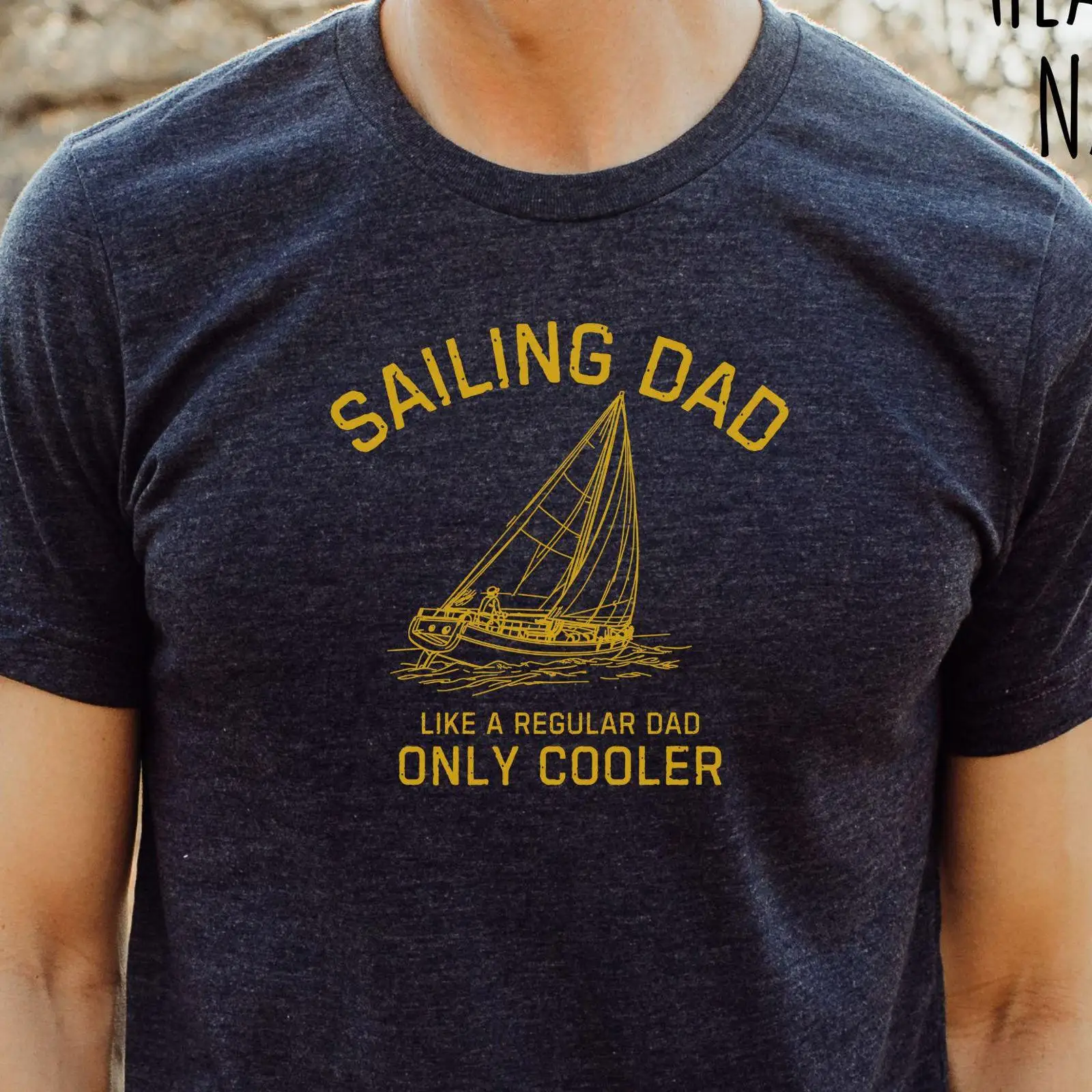 Vintage Yacht Fashion - Sailing Dad T Shirt Funny Sailor
