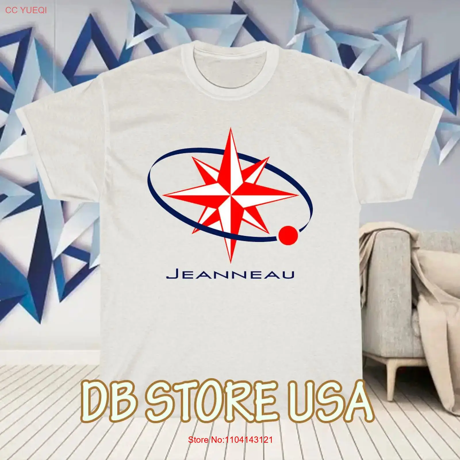 Vintage Yacht Fashion - New Jeanneau Yachts Sailboat Logo T