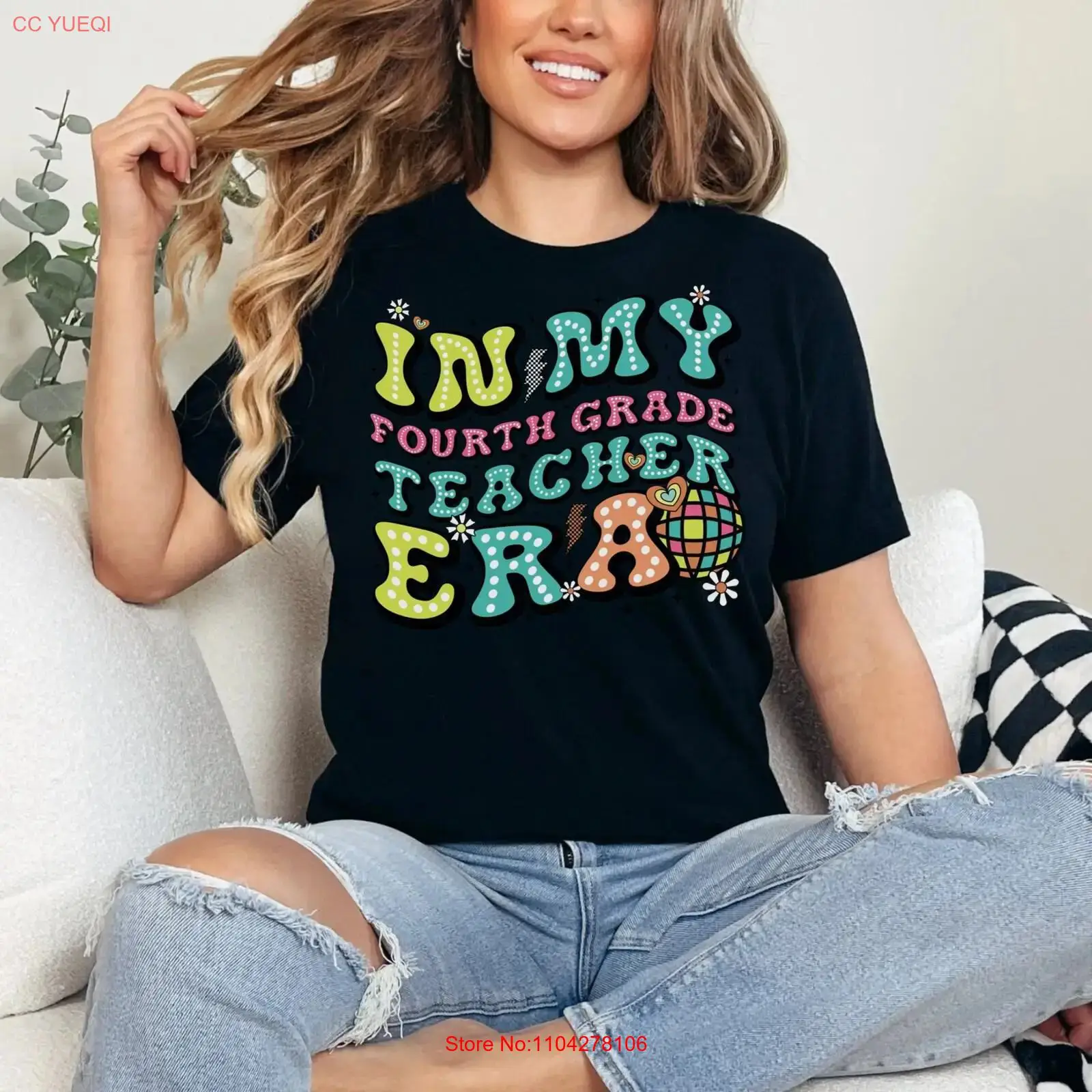 Vintage Fashion Eras - Fourth Grade Teacher T Shirt In