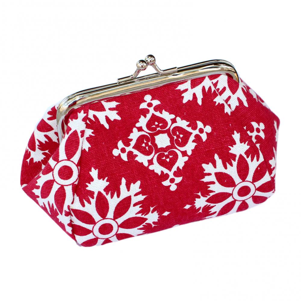 Vintage Fashion Postcards - Vintage Fashion Women Wallet Mini Purse