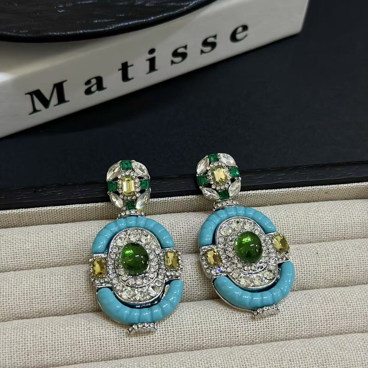 Vintage Turquoise Emerald Silv - Vintage Fashion Eras 评论和价格