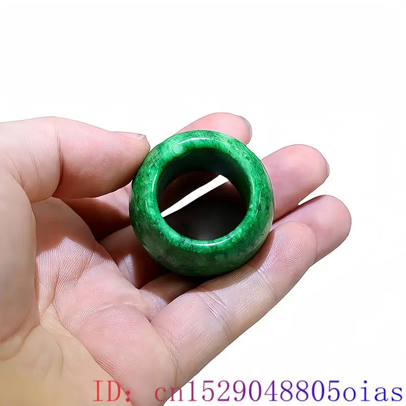 22mm Green Real Jade Rings for - Vintage Fashion Rings For Women 评论和价格