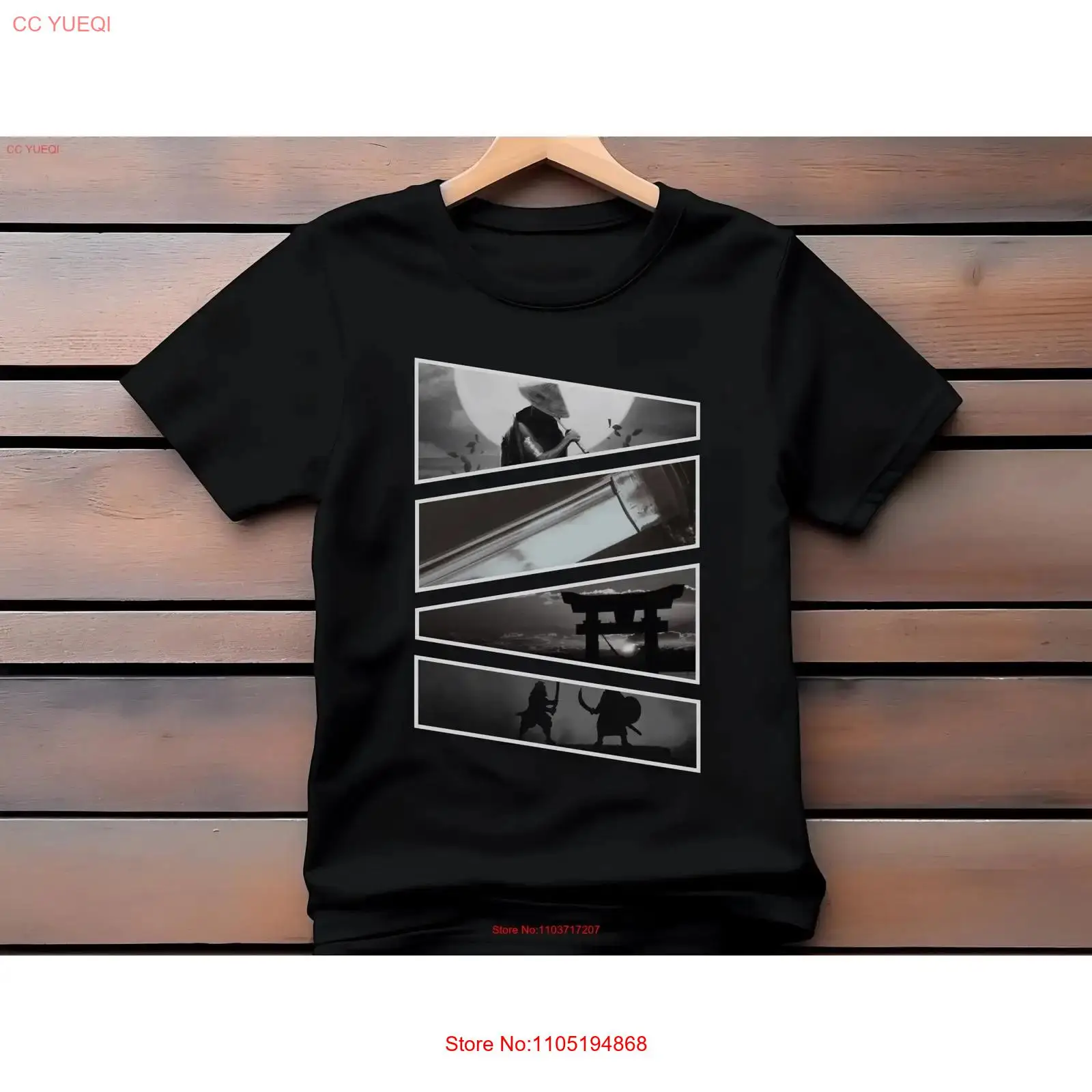 Samurai graphic T Shirt comic  - Vintage Fashion Knitwear Book 评论和价格