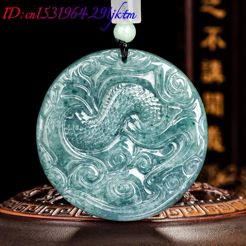 Burmese Jadeite Dragon Pendant - Vintage Fashion Accessories 评论和价格