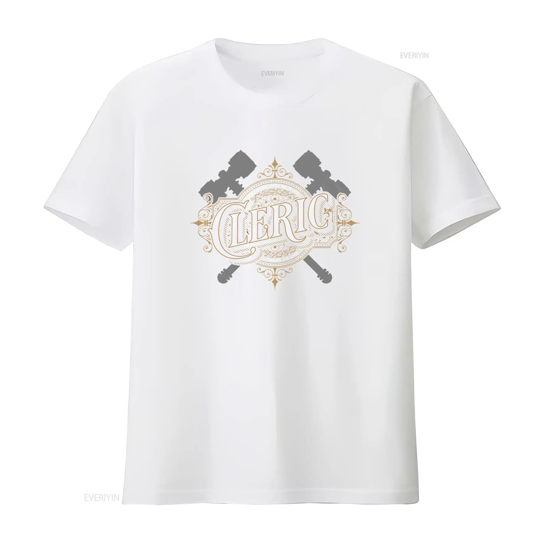 DnD Cleric T Shirt Retro Font  - Vintage Fashion Font 评论和价格