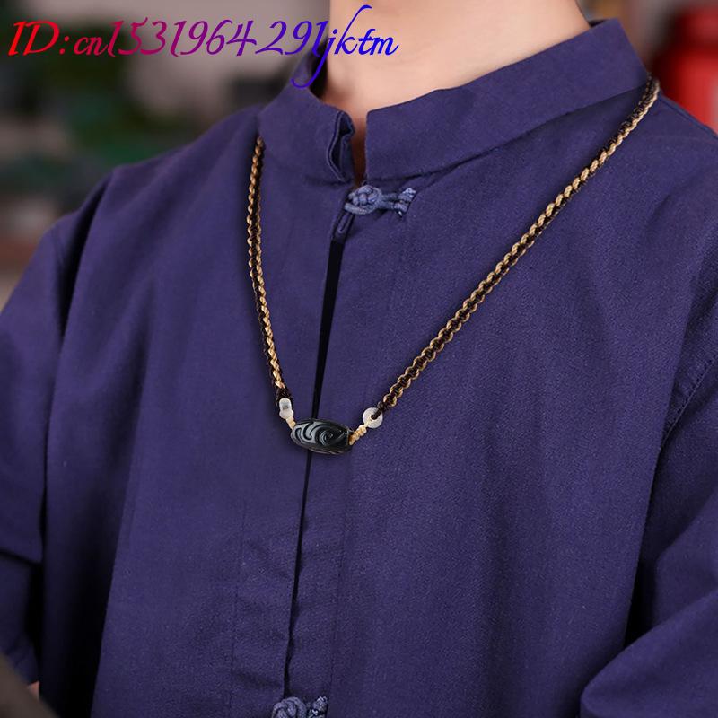 Hetian Jade Carve Bead Pendant - Vintage Fashion Accessories 评论和价格