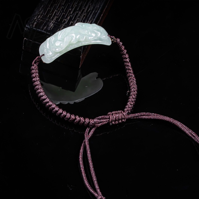 Burmese Jadeite Pixiu Bracelet - Vintage Fashion Accessories 评论和价格