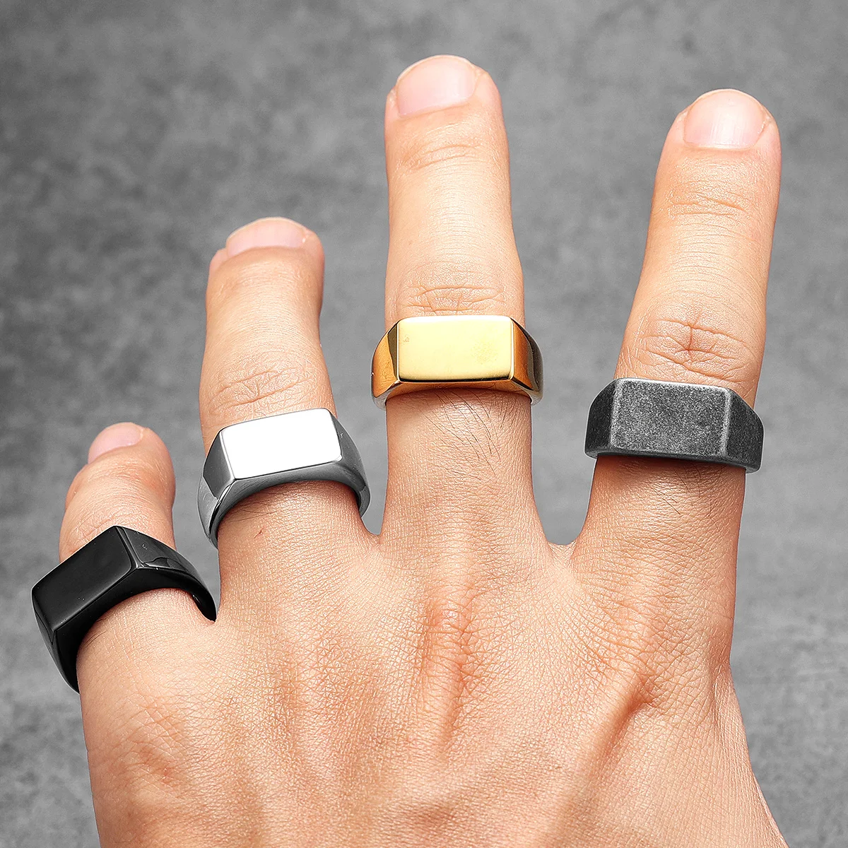 Minimalist Rectangle Engrave M - Vintage Fashion Newtown 评论和价格