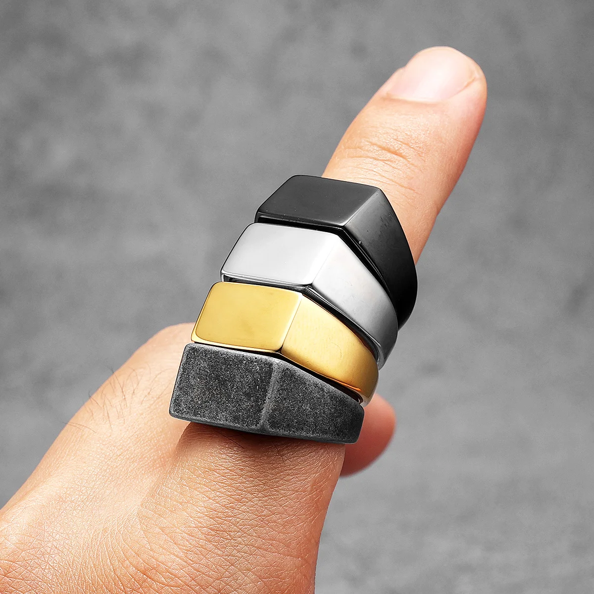 Minimalist Rectangle Engrave M - Vintage Fashion Newtown 评论和价格