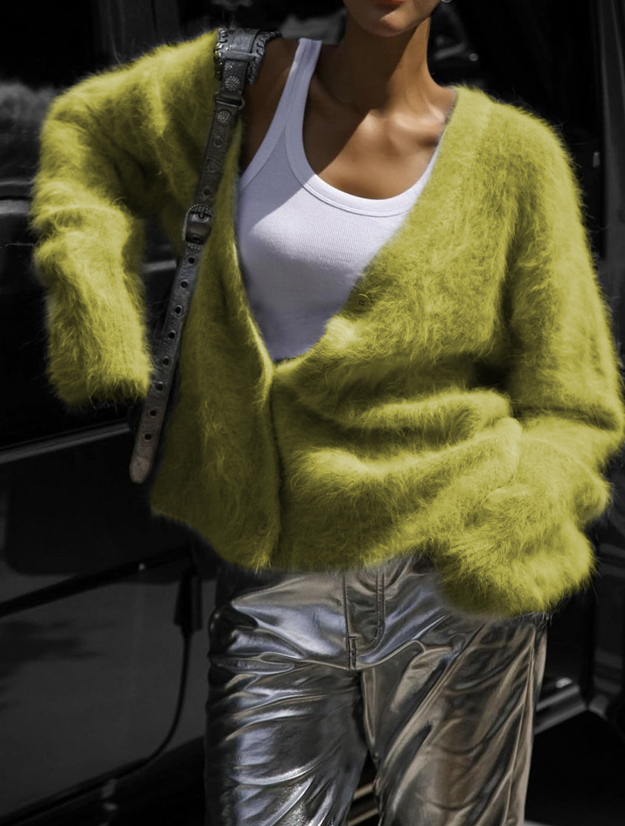 Women's Y2K Vintage Crop Cardi - Vintage Fashion Postcards 评论和价格