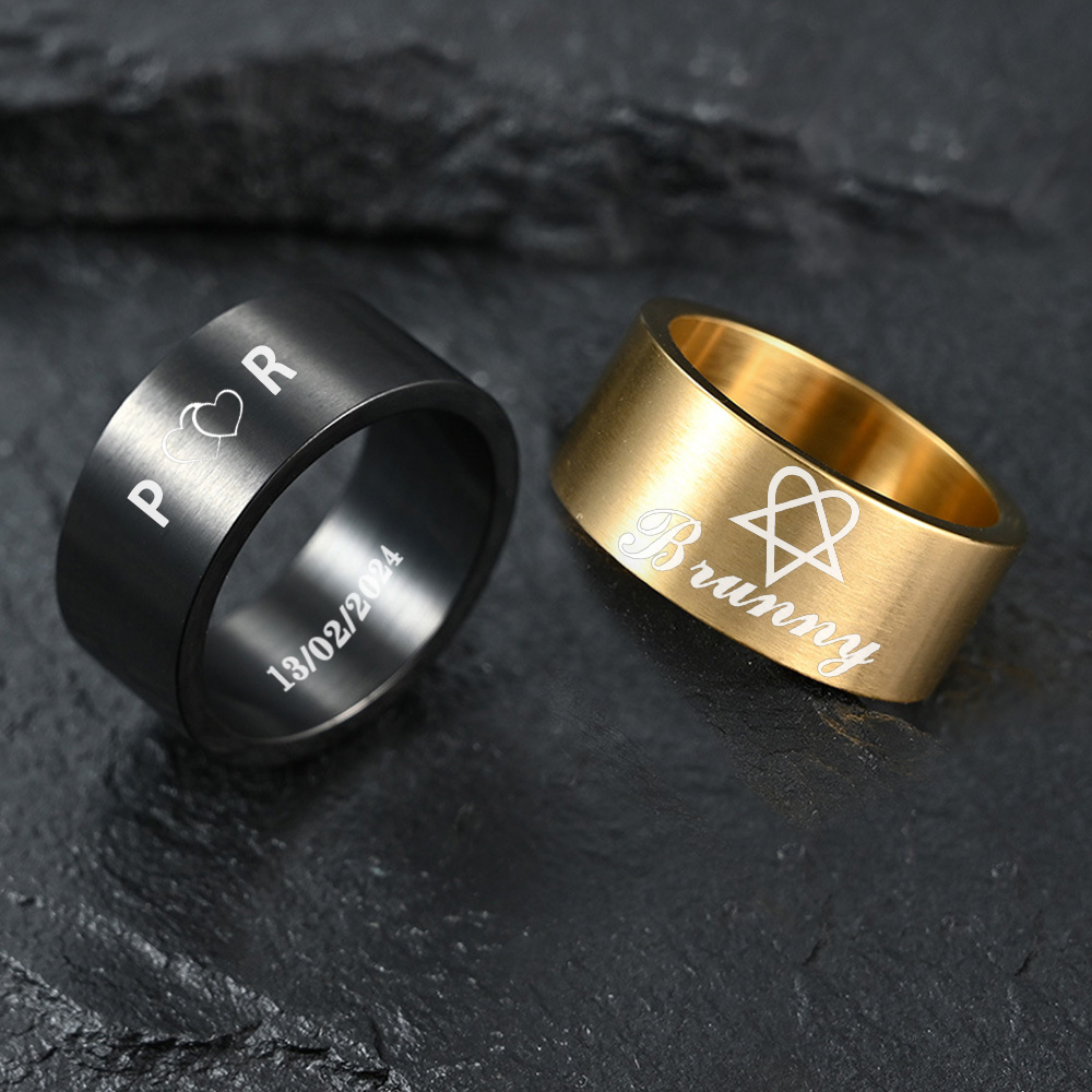 Personalize Stainless Steel Be - Vintage Fashion Rings For Women 评论和价格