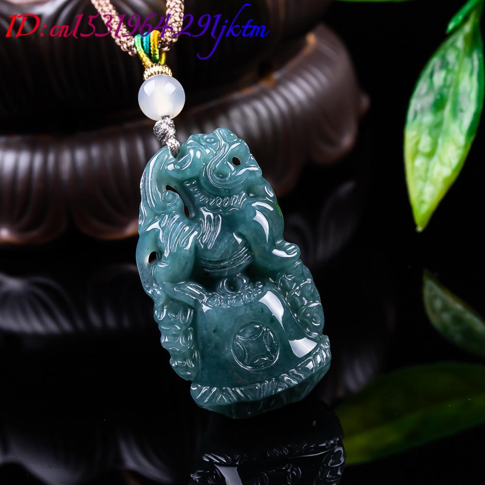 Burmese Jadeite Pixiu Pendant  - Vintage Fashion Accessories 评论和价格