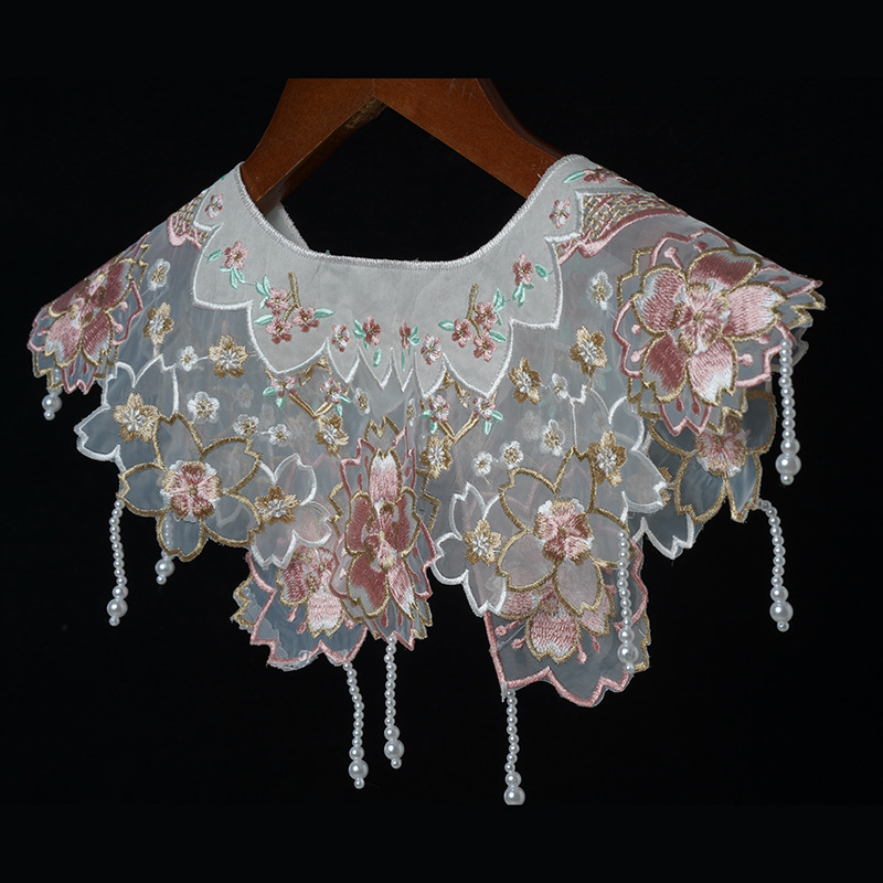 Women's Flower Wraps Embroider - Vintage Fashion Photographers 评论和价格