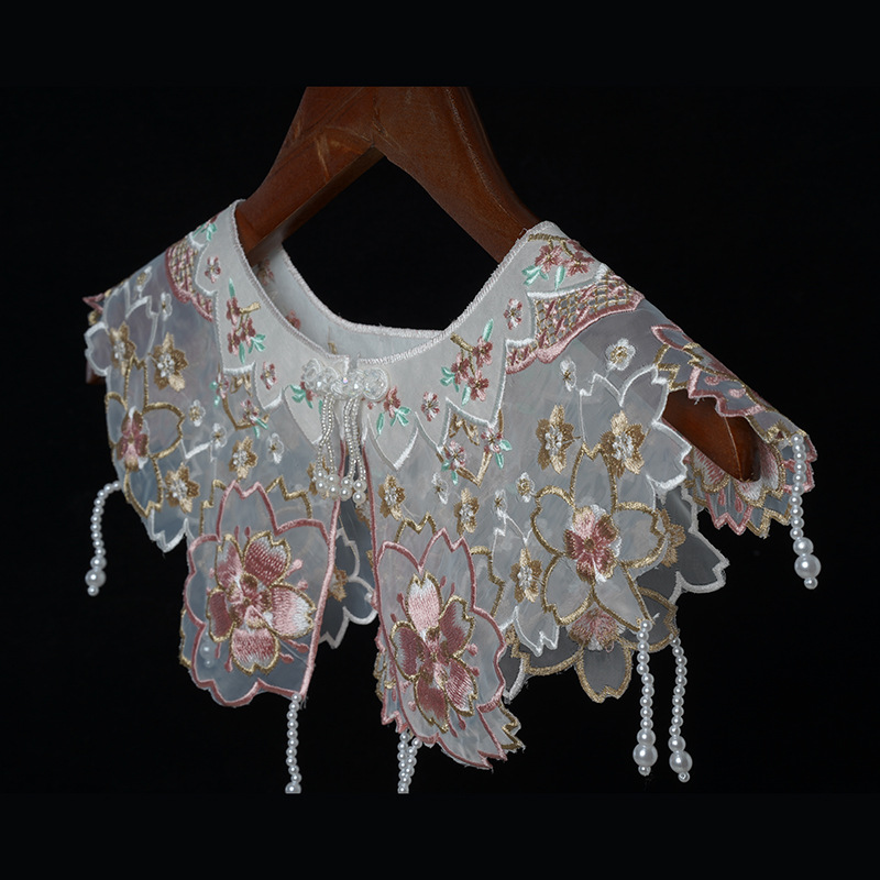 Women's Flower Wraps Embroider - Vintage Fashion Photographers 评论和价格