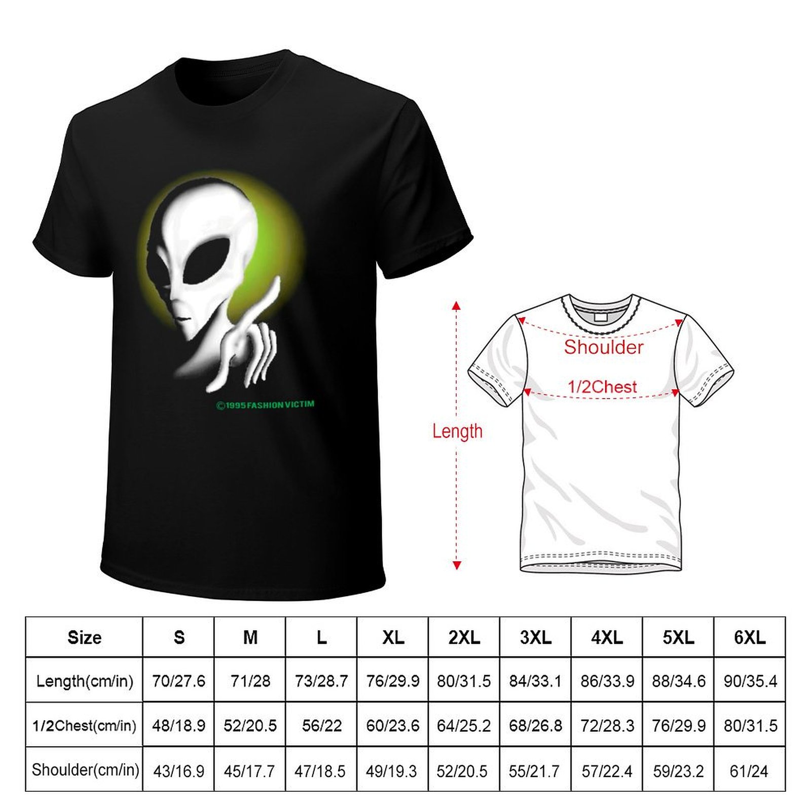 1995 ALIEN Vintage Glow In The - Vintage Fashion Victim 评论和价格