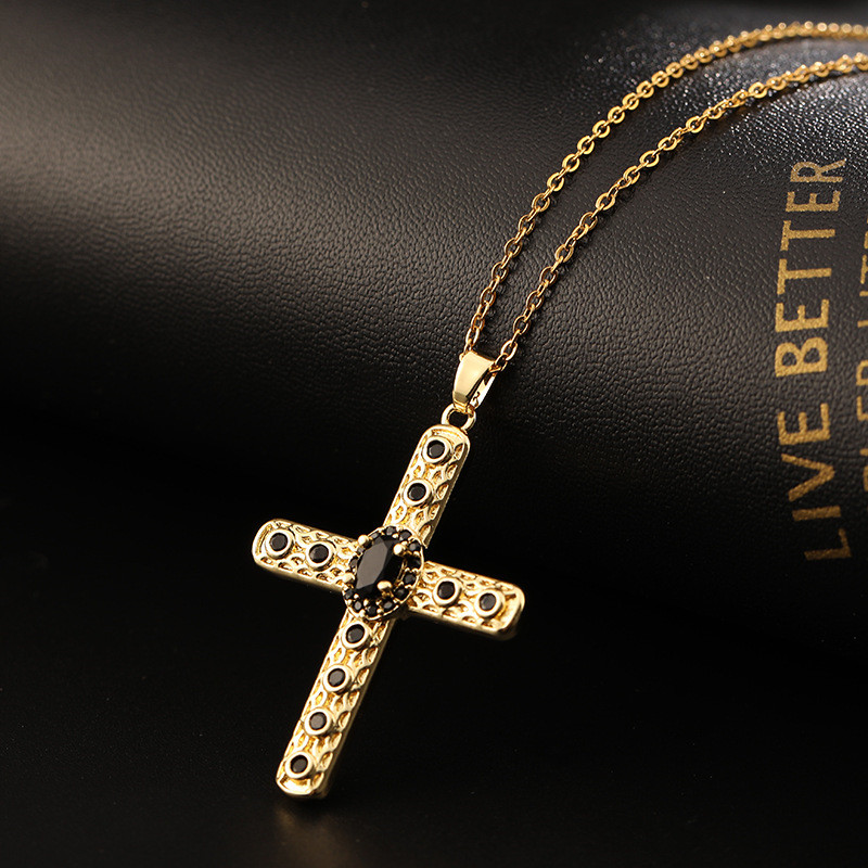 New Design Zircon Cross Pendan - Vintage Fashion Newtown 评论和价格