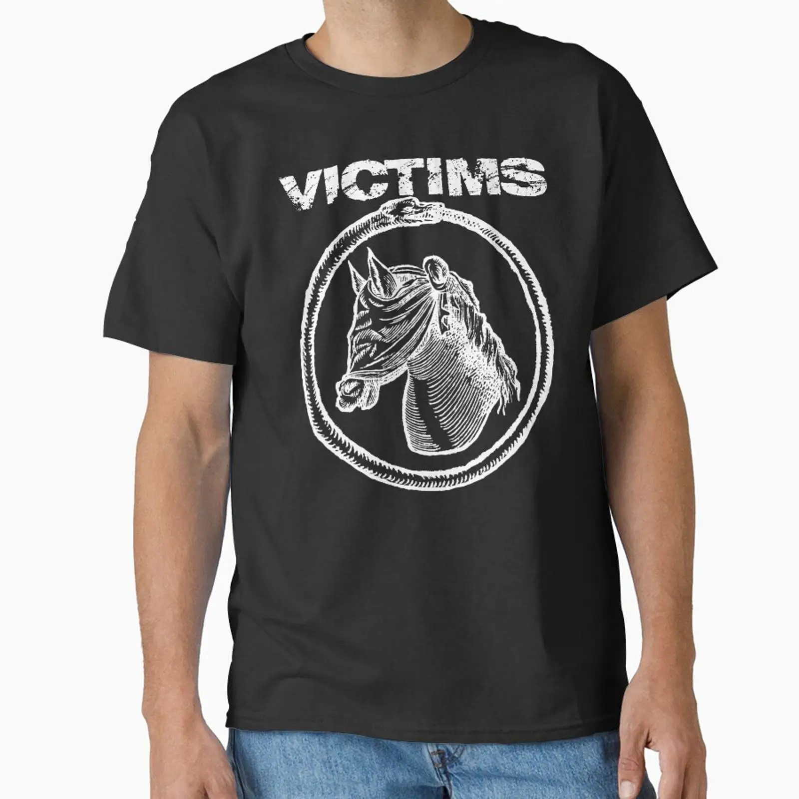 VICTIMS HORSE Classic T Shirt  - Vintage Fashion Victim 评论和价格