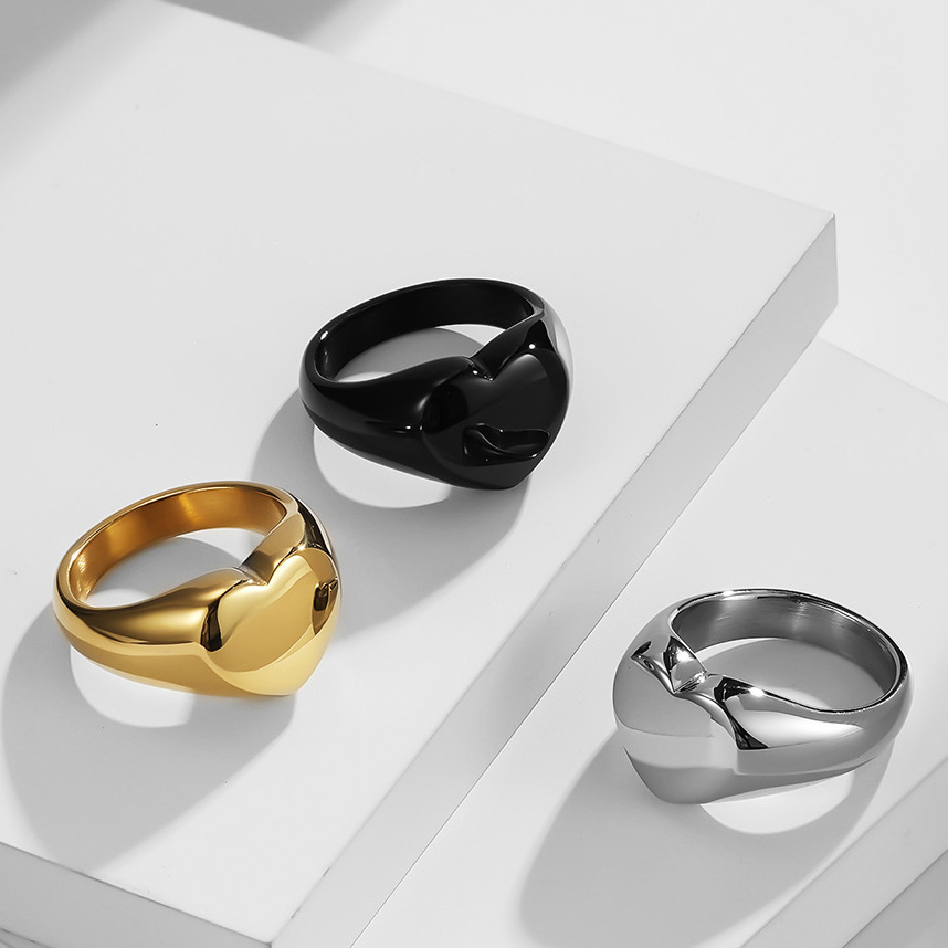 Customized Women Signet Ring C - Vintage Fashion Rings For Women 评论和价格