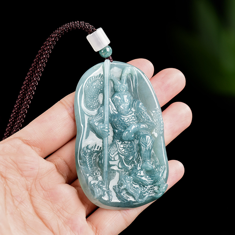 Burmese Jadeite Monkey King Pe - Vintage Fashion Accessories 评论和价格