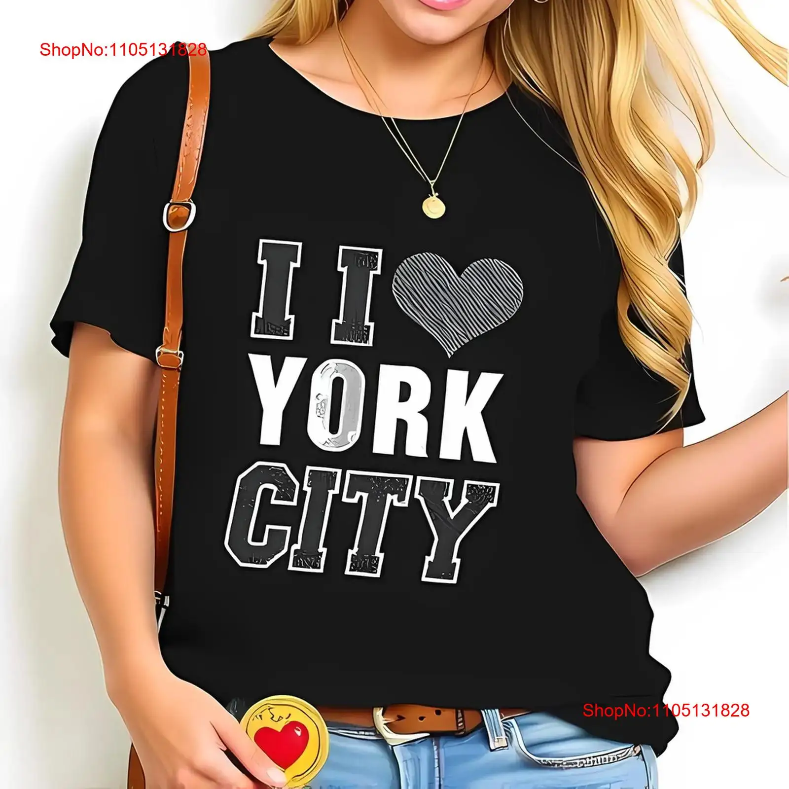 Stylish Black T Shirt I Love Y - Vintage Fashion Font 评论和价格